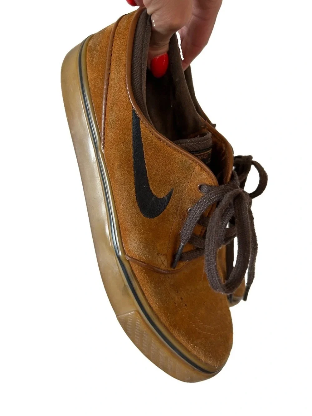 Nike SB Zoom Stefan Janoski Hazelnut Brown Suede Gum 333824-214 Men 6